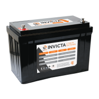 Invicta 12V lithium battery LiFePO4 125A