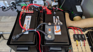 BC300 and MiniBoostPRO install to charge and monitor lithium batteries