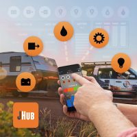 JHub is a complete 12V power management system for Jayco caravans