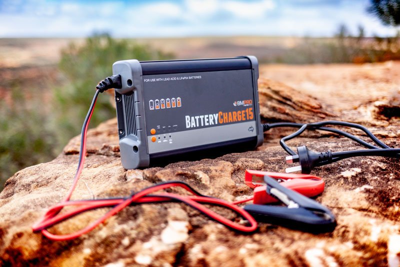 Use BMPRO BC15 for lithium battery charging